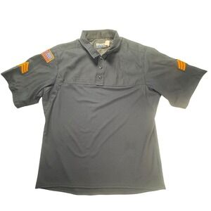 Blauer 8782 Tactical Polo Shirt‎ Dark Navy 2XL Tall Sergeant Patches USA Flag
